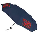 Custom Blue Orange Red Automatic Umbrella