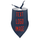 Custom Blue Orange Red Pet Scarf