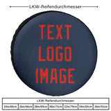 Custom Blue Orange Red Truck Tires