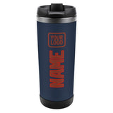 Custom Blue Coral Red Stainless Steel Water Cup