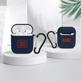 Custom Blue Coral Red AirPods Case