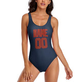 Custom Blue Coral Red Swimsuit