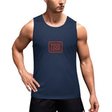 Custom Blue Coral Red Men's Tank Top