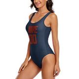 Custom Blue Coral Red Swimsuit
