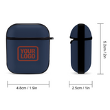 Custom Blue Coral Red AirPods Case
