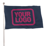 Custom Blue Pink Flag