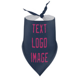 Custom Blue Pink Pet Scarf