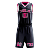 Custom Blue Pink Basketball Set