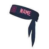 Custom Blue Light Pink Headband