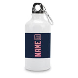Custom Blue Light Pink Sports Bottle