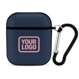 Custom Blue Light Pink AirPods Case