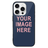 Custom Blue Light Pink Phone Case