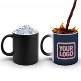 Custom Blue Light Pink Magic Mug