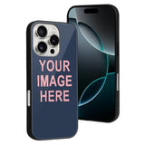 Custom Blue Light Pink Phone Case
