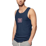 Custom Blue Light Pink Men's Tank Top