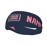 Custom Blue Light Pink Sports headband