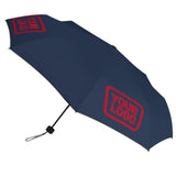 Custom Blue Red Automatic Umbrella