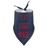 Custom Blue Red Pet Scarf