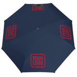 Custom Blue Red Automatic Umbrella