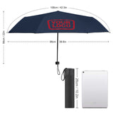 Custom Blue Red Automatic Umbrella