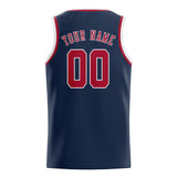 Custom Blue & Red Colors Design Sports Basketball Jersey