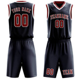 Custom Blue Red Basketball Set