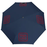 Custom Blue Crimson Red Automatic Umbrella