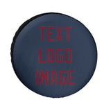 Custom Blue Crimson Red Truck Tires
