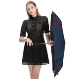 Custom Blue Crimson Red Automatic Umbrella