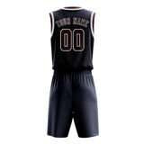 Custom Blue Crimson Red Basketball Set