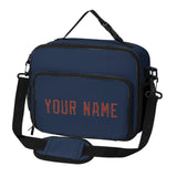 Custom Blue Coral Red Lunch Bag