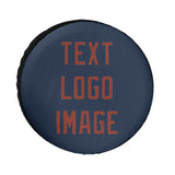 Custom Blue Coral Red Truck Tires