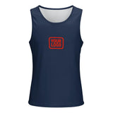 Custom Blue Orange Red Men's Tank Top