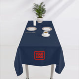 Custom Blue Coral Red Square Table Cloth