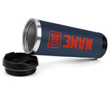 Custom Blue Orange Red Stainless Steel Water Cup