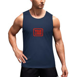Custom Blue Orange Red Men's Tank Top