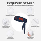 Custom Blue Orange Red Headband