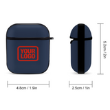 Custom Blue Orange Red AirPods Case