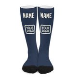 Custom Blue Cream Knee-High Sock