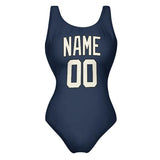 Custom Blue Cream Swimsuit