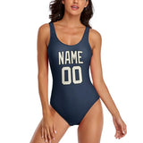 Custom Blue Cream Swimsuit