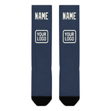 Custom Blue Cream Knee-High Sock