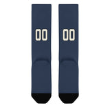 Custom Blue Cream Knee-High Sock