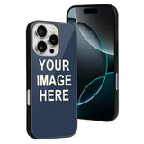 Custom Blue Cream Phone Case