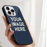 Custom Blue Cream Phone Case