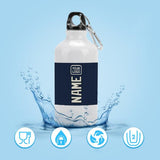 Custom Blue Cream Sports Bottle