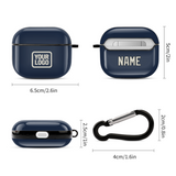 Custom Blue Cream AirPods Case (3rd Generation)