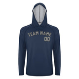 Custom Blue Gray UV-Hoodie