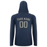Custom Blue Gray UV-Hoodie