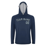 Custom Blue Light Blue UV-Hoodie